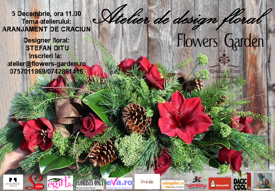 Atelier de design floral: Christmas Workshop